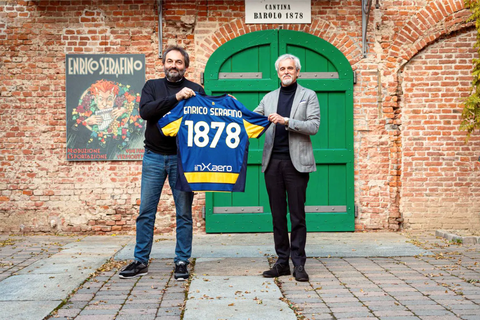 Paolo Giacosa (Enologo) e Nico Conta (Presidente)