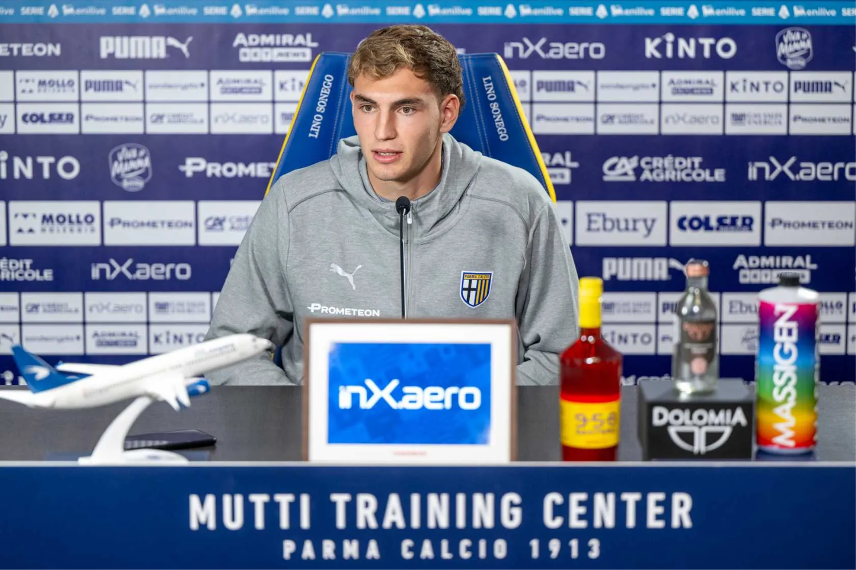 Pellegrino in conferenza stampa