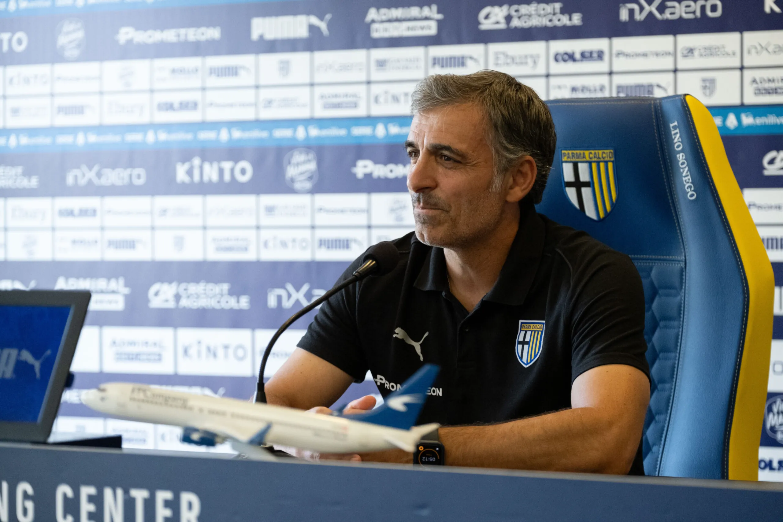 Pecchia in conferenza stampa