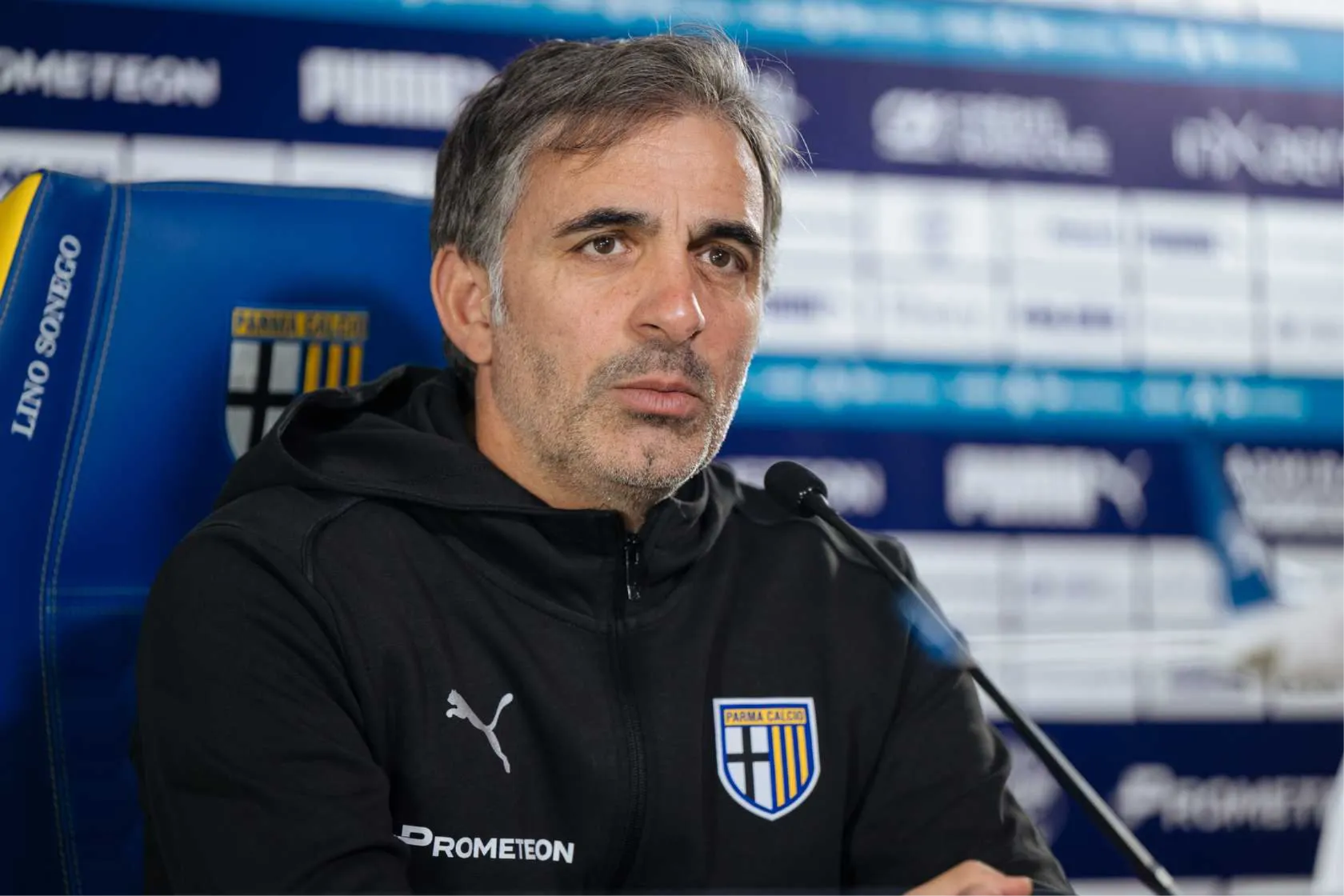 Pecchia in conferenza stampa